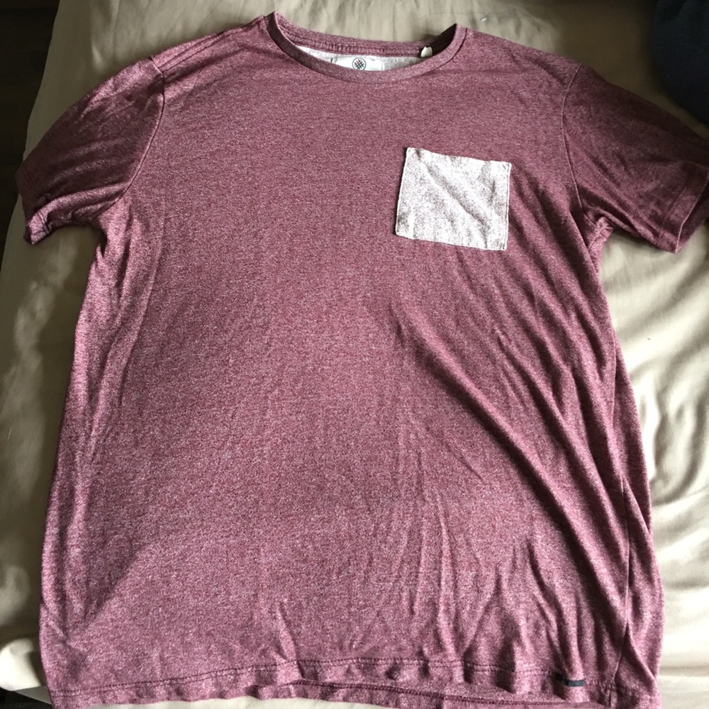 Maroon Pocket Tee